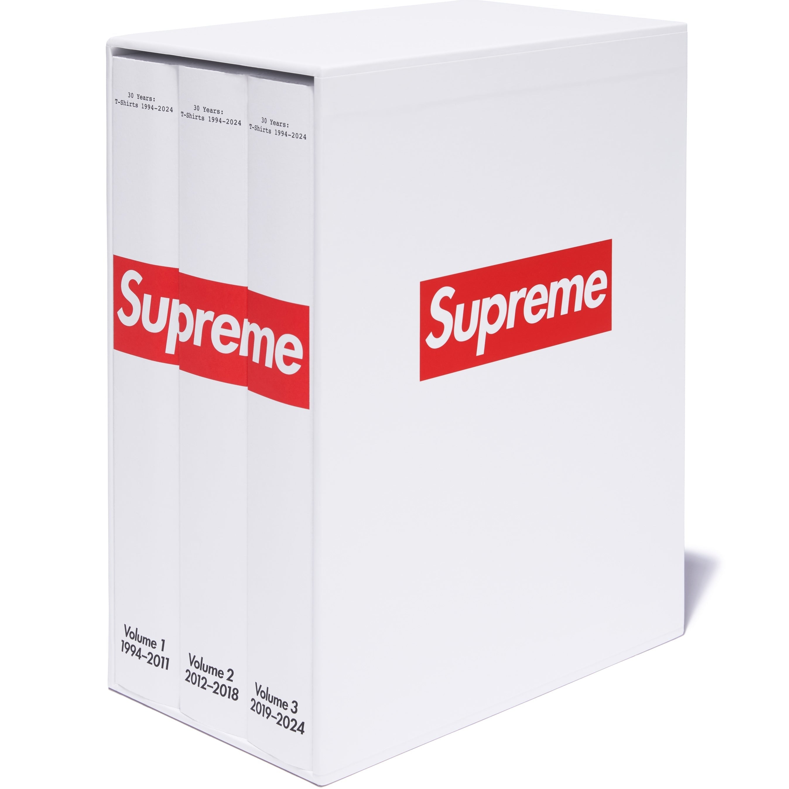 Supreme 30 Years: T-Shirts 1994-2024 Book (3-Volumes)